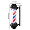 Black Scroll Barber Pole 75x17cm