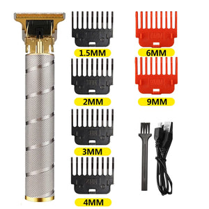 Spiral Silver T-9 Beard Trimmer