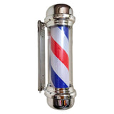 Silver Scroll Barber Pole 60x19cm