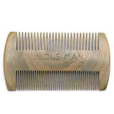 wooden beard comb