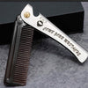 Bad Boys Depot  Folding Steel Combs For Men Oil Head Portable Beard Combs Hair Styling Product Combs For Man Foldable hair comb